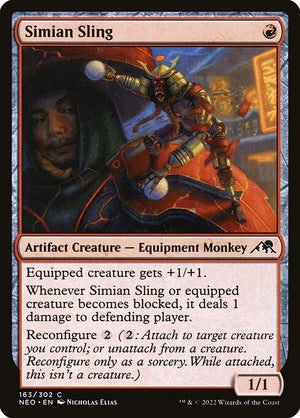 Simian Sling (163) [Kamigawa: Neon Dynasty]