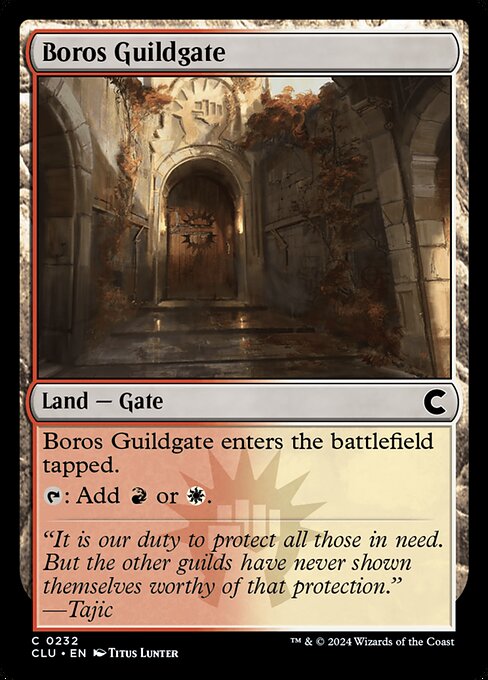 Boros Guildgate (232) [Ravnica: Clue Edition]
