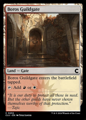 Boros Guildgate (232) [Ravnica: Clue Edition]