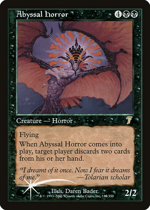 Abyssal Horror (115★) [Seventh Edition]