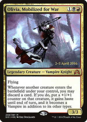 Olivia, Mobilized for War (248s) [Shadows over Innistrad Promos]