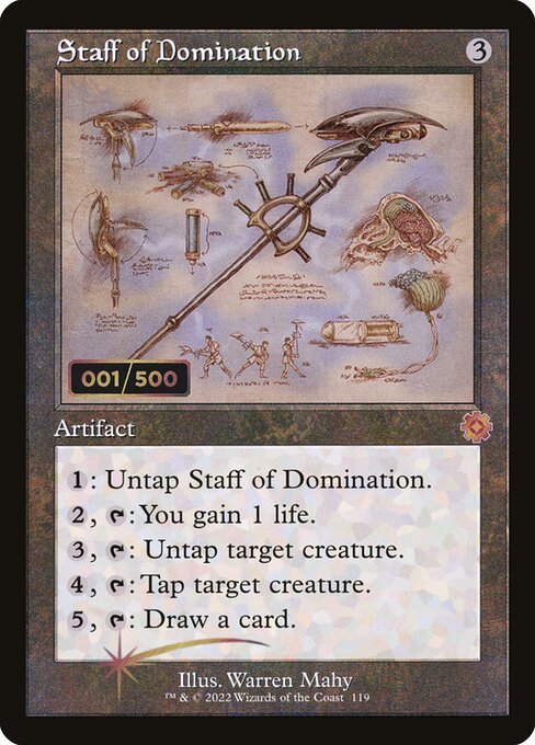 Staff of Domination (119z) [The Brothers' War Retro Artifacts]