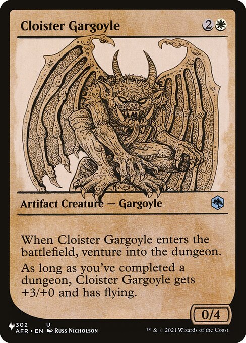 Cloister Gargoyle (AFR-302) [The List] [Showcase]