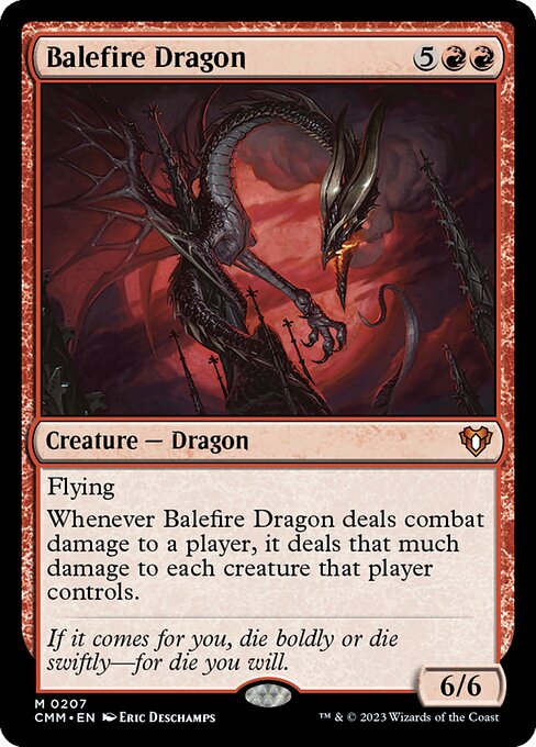 Balefire Dragon (207) [Commander Masters]