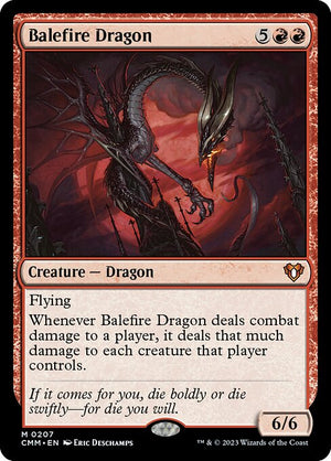 Balefire Dragon (207) [Commander Masters]