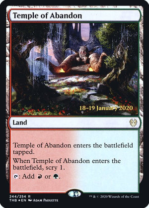 Temple of Abandon (244s) [Theros Beyond Death Promos]