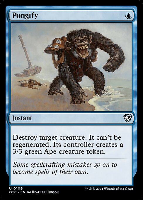 Pongify (106) [Outlaws of Thunder Junction Commander]