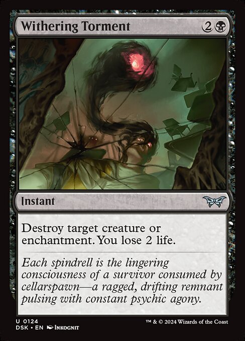 Withering Torment (124) [Duskmourn: House of Horror]