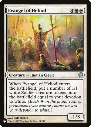 Evangel of Heliod (THS-11) [The List]