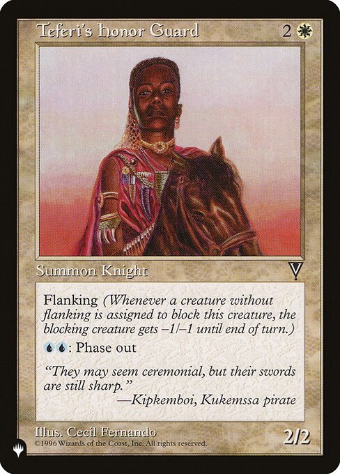 Teferi's Honor Guard (VIS-22) [The List]