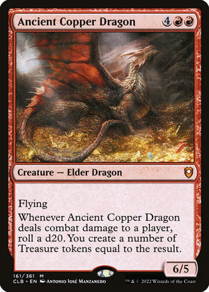Ancient Copper Dragon (161) [Commander Legends: Battle for Baldur's Gate]