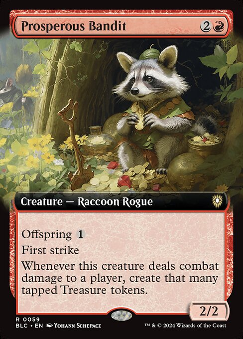 Prosperous Bandit (59) [Bloomburrow Commander]