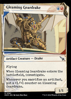 Gleaming Geardrake (361) [Murders at Karlov Manor] [Showcase]