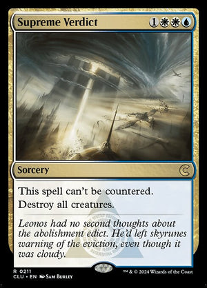 Supreme Verdict (211) [Ravnica: Clue Edition]