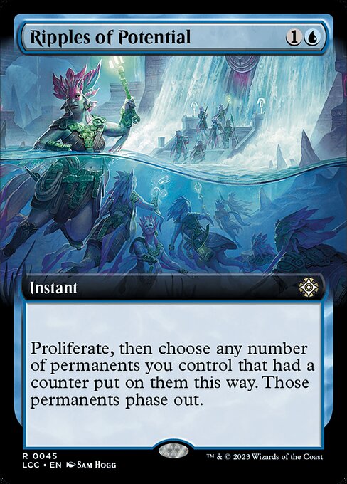 Ripples of Potential (45) [The Lost Caverns of Ixalan Commander] [Extended Art]