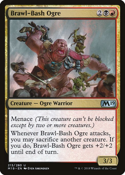 Brawl-Bash Ogre (213) [Core Set 2019]