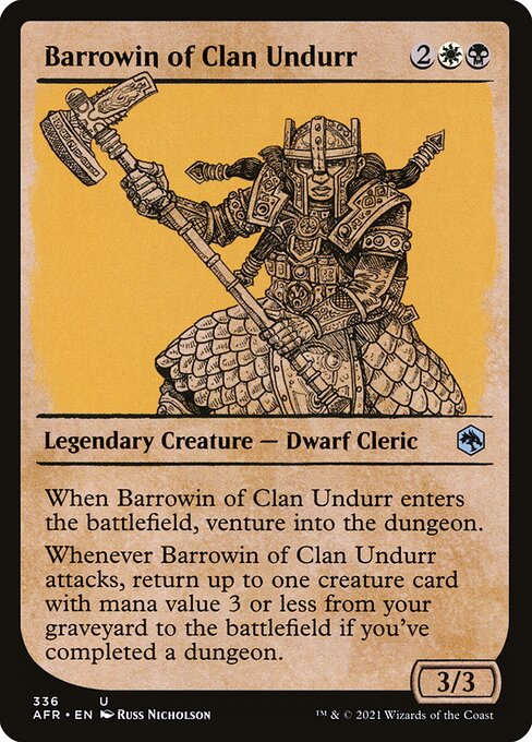 Barrowin of Clan Undurr (336) [Adventures in the Forgotten Realms] [Showcase]