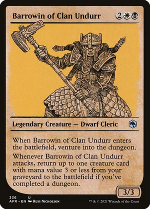 Barrowin of Clan Undurr (336) [Adventures in the Forgotten Realms] [Showcase]