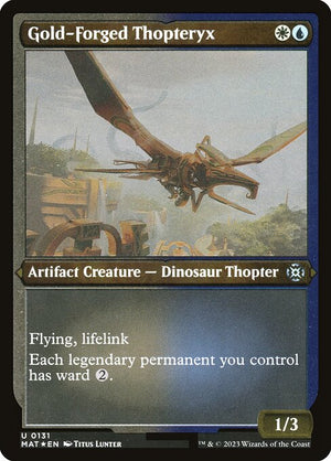 Gold-Forged Thopteryx (131) [March of the Machine: The Aftermath]