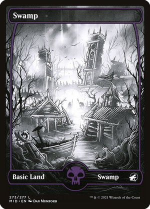 Swamp (273) [Innistrad: Midnight Hunt] [Full Art, Showcase]