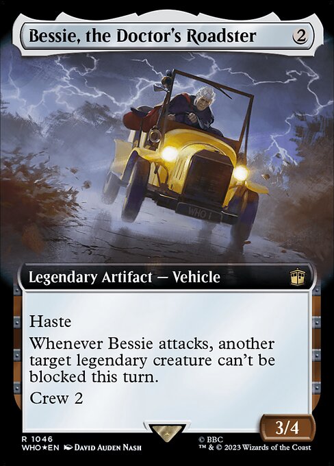 Bessie, the Doctor's Roadster (1046) [Doctor Who] [Extended Art]