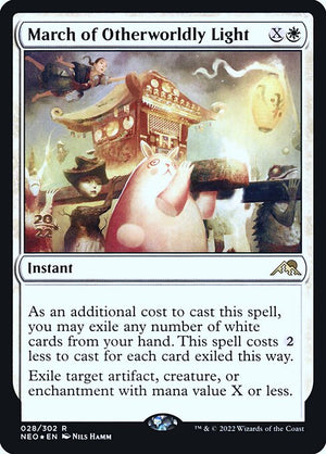 March of Otherworldly Light (28s) [Kamigawa: Neon Dynasty Promos]