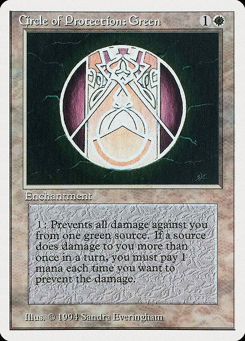 Circle of Protection: Green (11) [Summer Magic / Edgar]