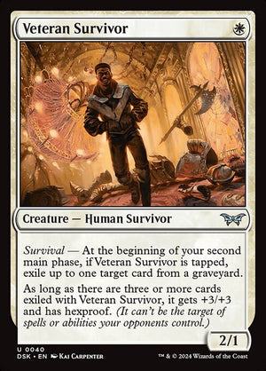 Veteran Survivor (40) [Duskmourn: House of Horror]