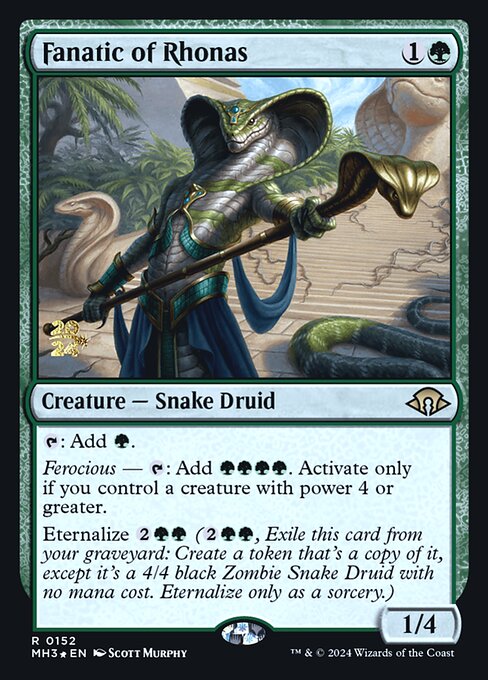 Fanatic of Rhonas (152s) [Modern Horizons 3 Promos]