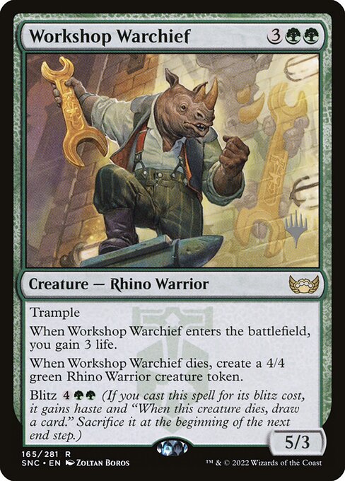 Workshop Warchief (165p) [Streets of New Capenna Promos]