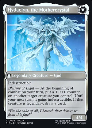 Venat, Heart of Hydaelyn // Hydaelyn, the Mothercrystal (39s) [Final Fantasy Promos] Reverse