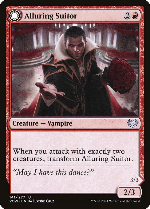Alluring Suitor // Deadly Dancer (141) [Innistrad: Crimson Vow]