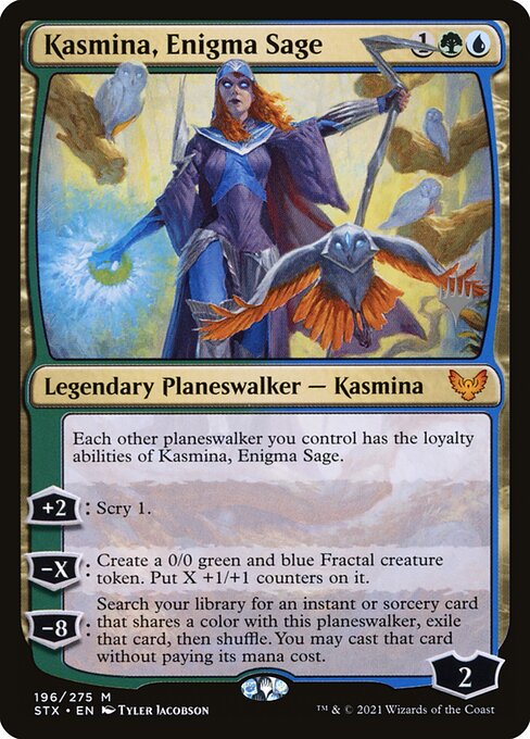 Kasmina, Enigma Sage (196p) [Strixhaven: School of Mages Promos]