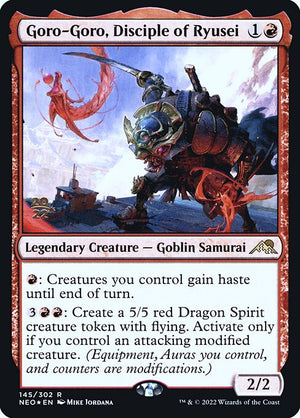 Goro-Goro, Disciple of Ryusei (145s) [Kamigawa: Neon Dynasty Promos]