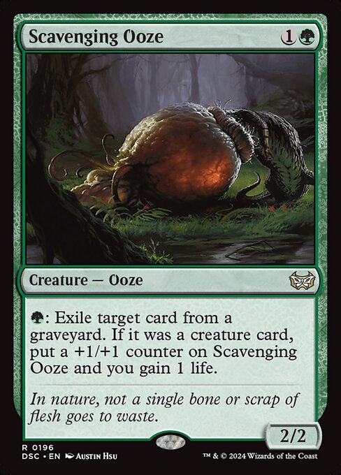 Scavenging Ooze (196) [Duskmourn: House of Horror Commander]