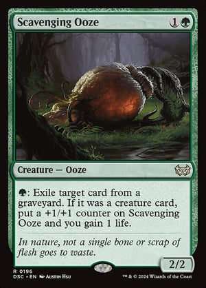 Scavenging Ooze (196) [Duskmourn: House of Horror Commander]