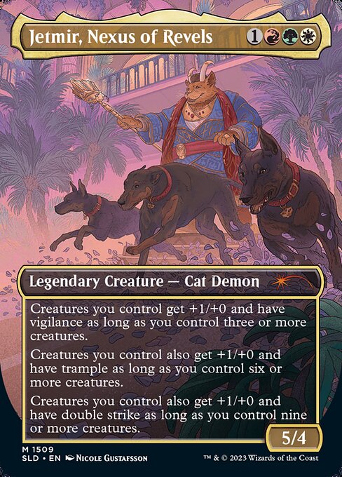 Jetmir, Nexus of Revels // Jetmir, Nexus of Revels (1555) [Secret Lair Drop] [Borderless]