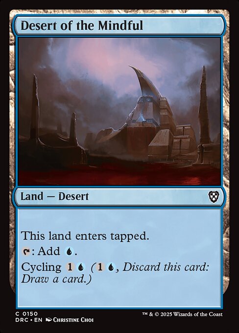 Desert of the Mindful (150) [Aetherdrift Commander]
