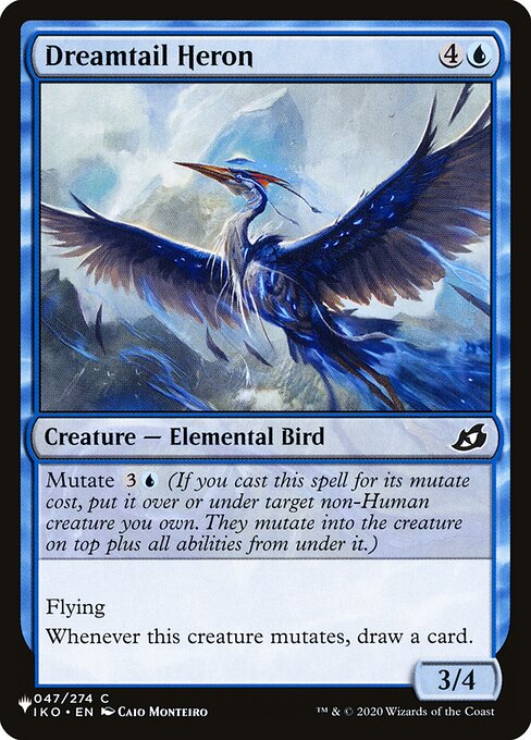 Dreamtail Heron (IKO-47) [The List]