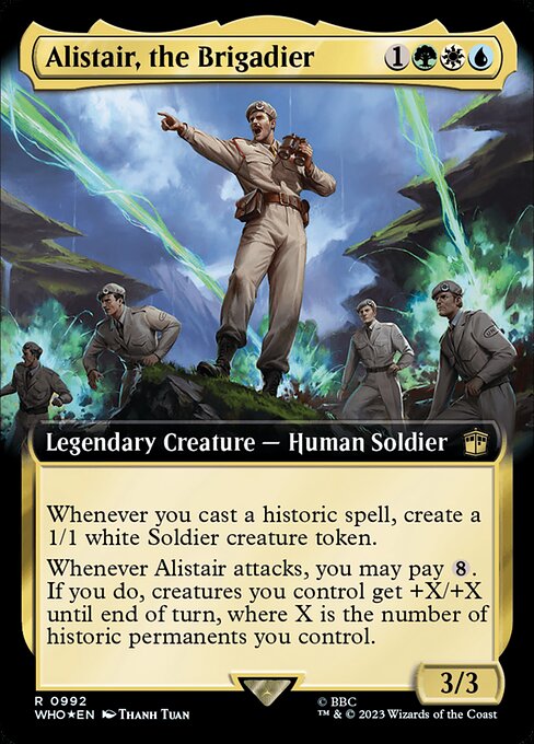 Alistair, the Brigadier (992) [Doctor Who] [Extended Art]
