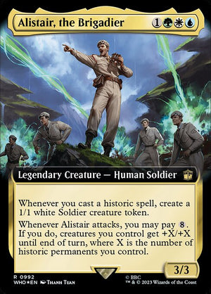 Alistair, the Brigadier (992) [Doctor Who] [Extended Art]