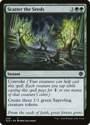 Scatter the Seeds (209) [Starter Commander Decks]