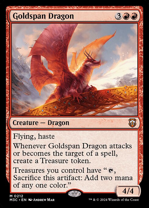 Goldspan Dragon (212) [Modern Horizons 3 Commander]