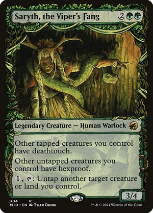 Saryth, the Viper's Fang (304) [Innistrad: Midnight Hunt] [Showcase]