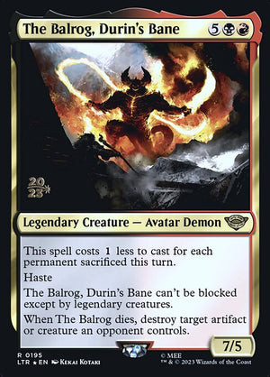 The Balrog, Durin's Bane (195s) [Tales of Middle-earth Promos]