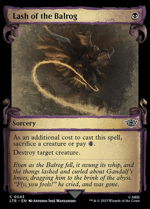 Lash of the Balrog (543) [The Lord of the Rings: Tales of Middle-earth] [Showcase]