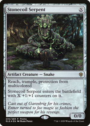Stonecoil Serpent (235★) [Throne of Eldraine Promos]