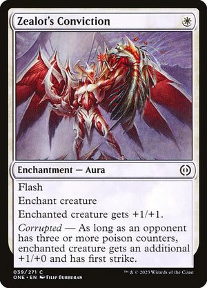 Zealot's Conviction (39) [Phyrexia: All Will Be One]