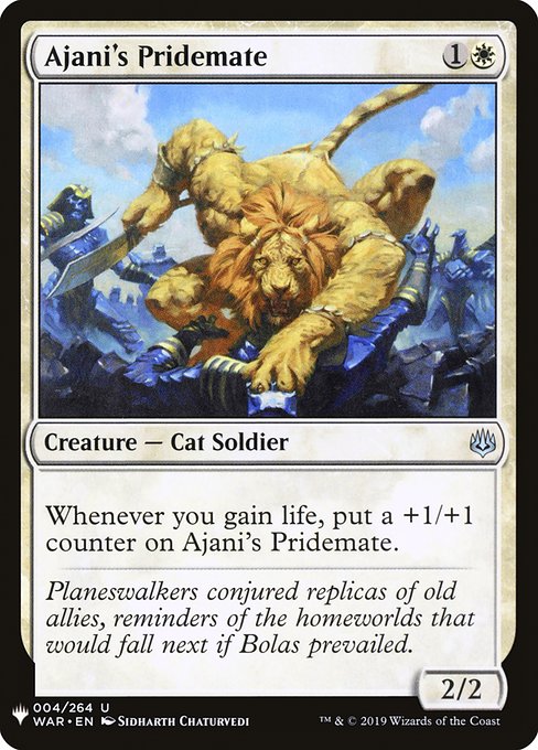 Ajani's Pridemate (WAR-4) [The List]