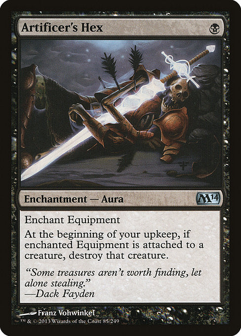 Artificer's Hex (85) [Magic 2014]